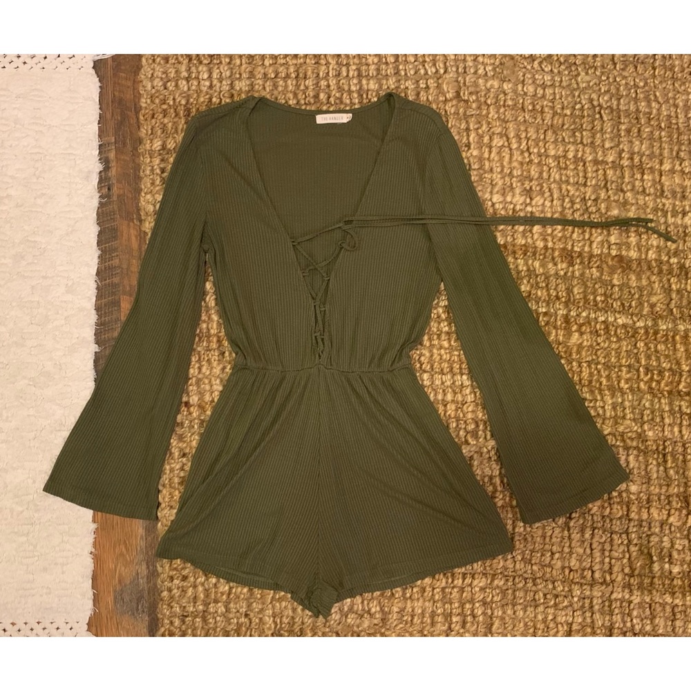 Sage Boho Romper